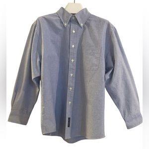 Men’s Port Authority Blue Oxford Button Down Short, Size S.